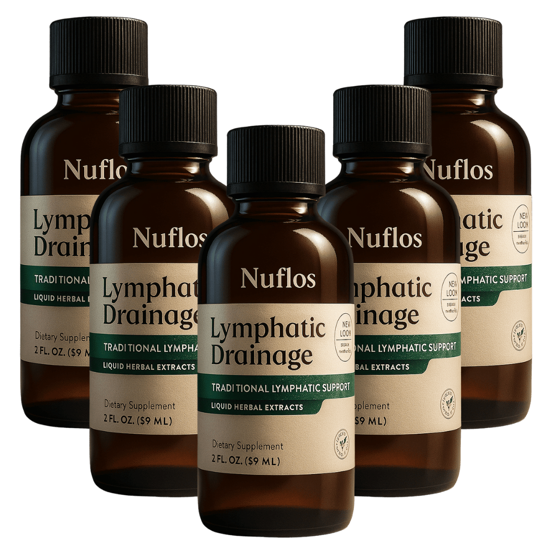 Nuflos De-Puff Drops – Naturally Drain Puffiness From Face, Belly, And Legs