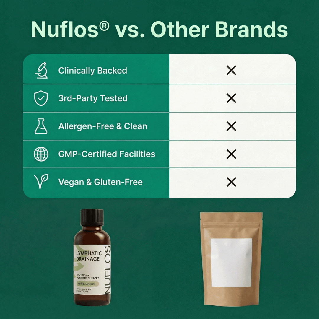 Nuflos Lymphatic Drainage Drops For Daily Wellness And Whole-Body Relief