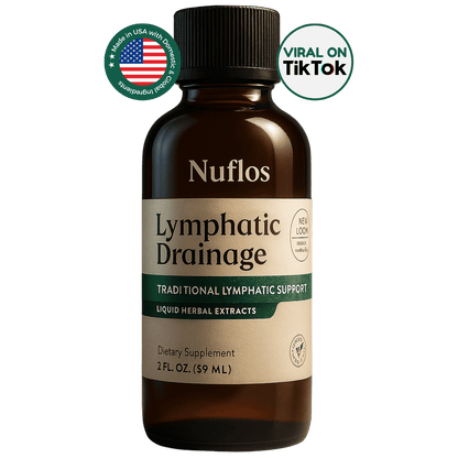 Nuflos De-Puff Drops – Naturally Drain Puffiness From Face, Belly, And Legs