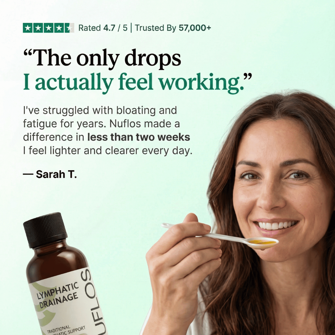 Nuflos Lymphatic Drainage Drops For Daily Wellness And Whole-Body Relief