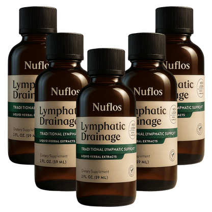 Nuflos De-Puff Drops – Naturally Drain Puffiness From Face, Belly, And Legs